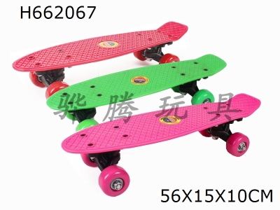 H662067 - Multi color mixed skateboard