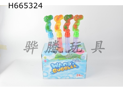 H665324 - 38CM dinosaur bubble stick 24pcs (whole box price)