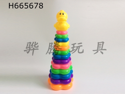 H665678 - Yi zhi die die le 13-story duck