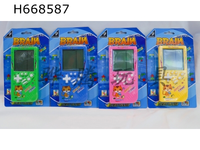 H668587 - Tetris game machine "No.5 battery has two packs"