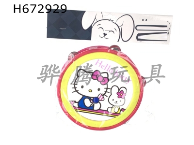 H672929 - KT cat tambourine