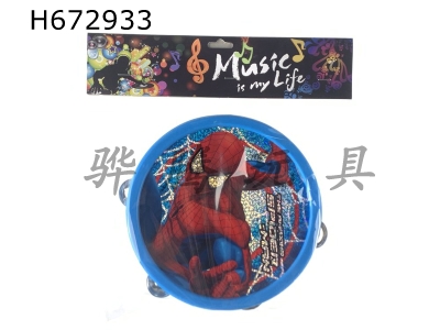 H672933 - (Laser) Spider-Man tambourine