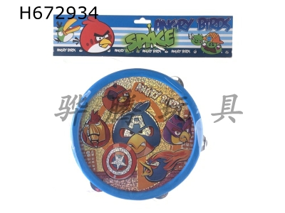 H672934 - (Laser) Angry bird tambourine