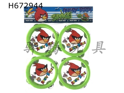 H672944 - Angry bird tambourine