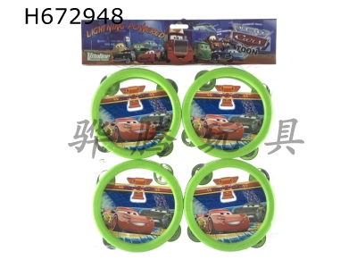 H672948 - 4 zhizhuang automobile story tambourine