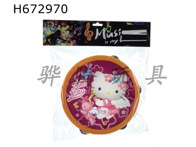 H672970 - KT cat tambourine