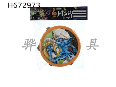 H672973 - Smurfs tambourine