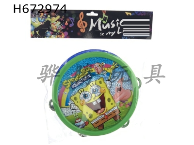 H672974 - Spongebob tambourine (laser)