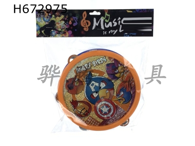 H672975 - (Laser) Angry bird tambourine