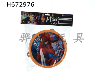 H672976 - (Laser) Spider-Man tambourine