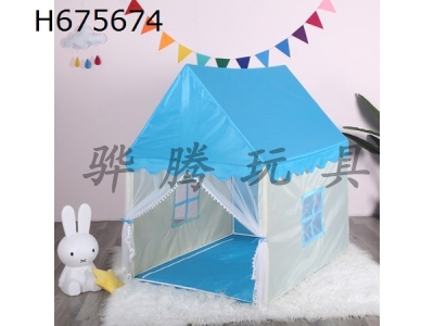 H675674 - Blue and yellow tents without accessories and floor mats