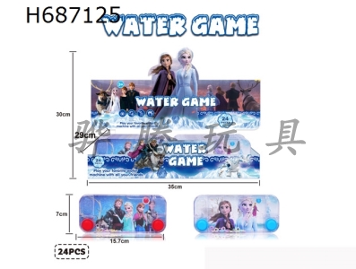 H687125 - Ice and Snow Second Generation Theme Can Pack Sugar Transparent Water Machine with Two Buttons, 24PCS, One Box
