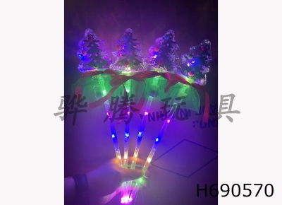 H690570 - Non woven Christmas Tree Starry Sky Stick