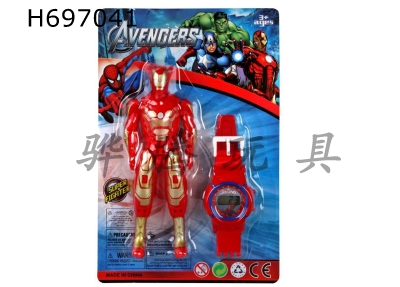 H697041 - Avengers Alliance Iron Man+Watch