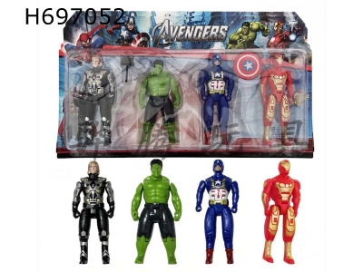 H697052 - Avengers Alliance Hulk Thunder US Captain Iron Man