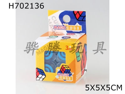 H702136 - Transparent Circle Second Order Rubiks Cube