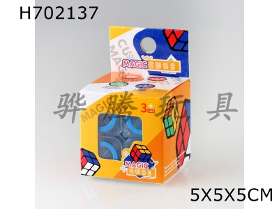 H702137 - Transparent Diamond Circle Second Order Rubiks Cube