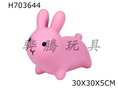 H703644 - Large painted inflatable rabbit