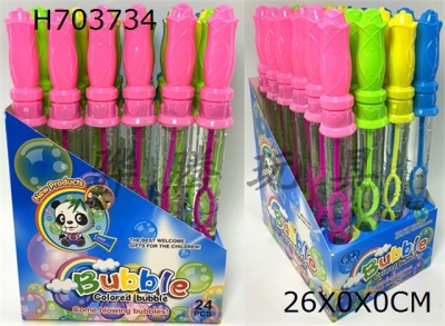 H703734 - PET bottle rose bubble stick