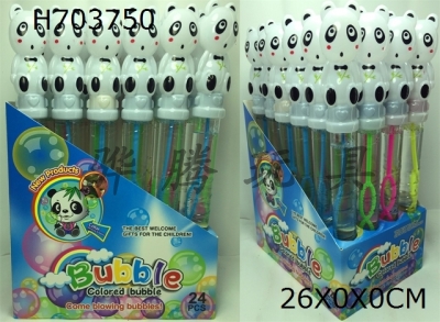 H703750 - PET bottle cartoon (panda) bubble stick