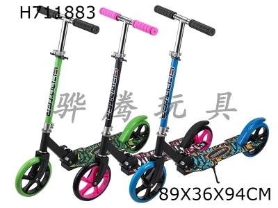 H711883 - Large wheel scooter
