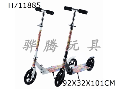 H711885 - Large wheel scooter