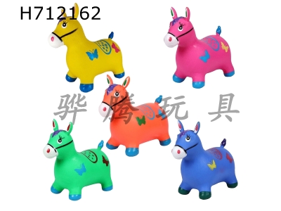 H712162 - Large inflatable horse strap flash music