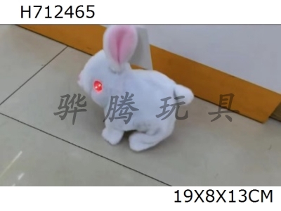 H712465 - Electric two eyed with lights, small short haired rabbit