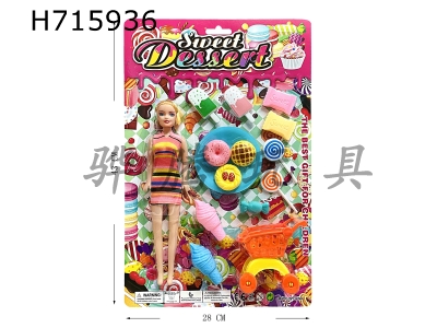 H715936 - Barbie with desserts