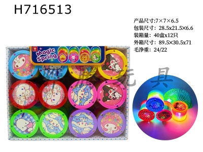 H716513 - San Liou Pattern Light Rainbow Circle