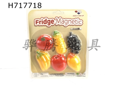 H717718 - 6 fruits magnetic suction
