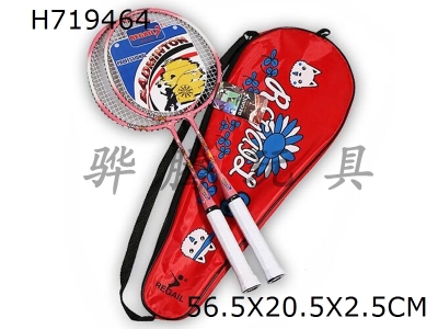 H719464 - Aluminum and iron badminton rackets