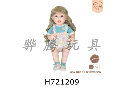 H721209 - 22 inch newborn simulation doll (candy series)
