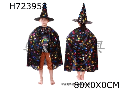 H723958 - Colored Gold Cloak Set