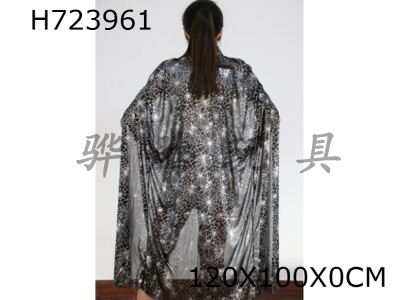 H723961 - Single layer knitted fabric cape