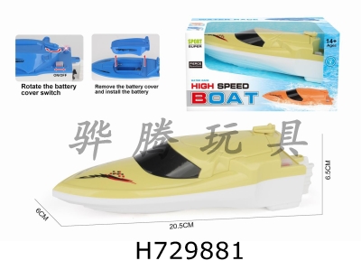 H729881 - Electric boats (boats) are not electrified