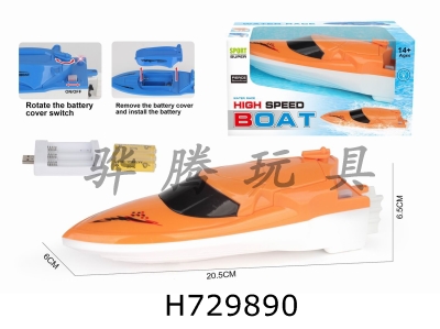 H729890 - Electric boats (boats) are electrified