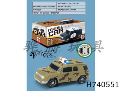 H740551 - (GCC) 1:20 electric police car