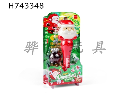 H743348 - Electric Santa Bubble Stick (with lights and music)