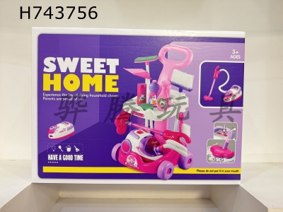 H743756 - Cart+Vacuum Cleaner+Sanitary Ware