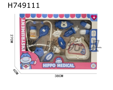 H749111 - Cute cartoon animals playing house toys, medical equipment, dental gear sets