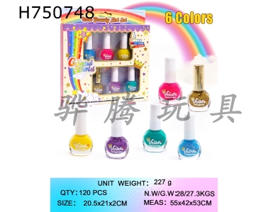 H750748 - 6-bottle nail polish