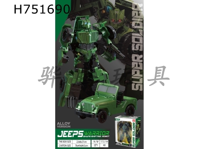 H751690 - Transform Jeep Warrior (Jeep)