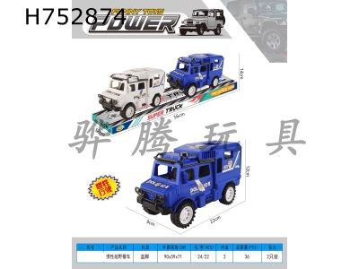 H752874 - Inertial off-road police car