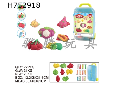 H752918 - Fruit series colored clay