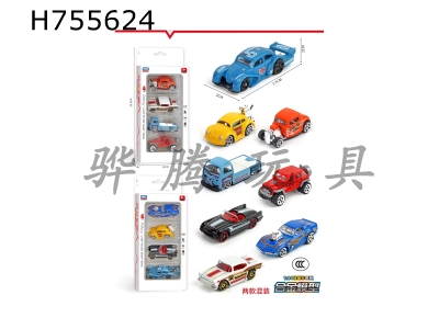 H755624 - Racing cars 4 pieces/box