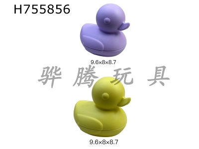 H755856 - 10cm bathroom water play silicone duck