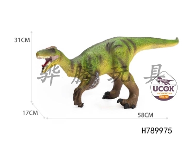 H789975 - Plush stuffed Tyrannosaurus rex with IC sound