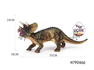 H790466 - Rubber lined cotton filled Triangle dragon with IC sound