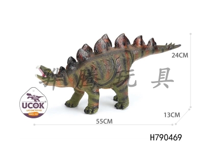 H790469 - Green Stegosaurus with IC Voice Enamel Filling Cotton